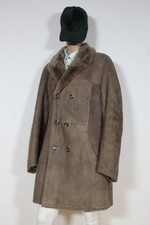 Herren Pelz Mantel, Herren Lammfell Mantel, Herren Mantel, Vintage Mode 