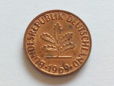 2 Pfennig von 1969 -