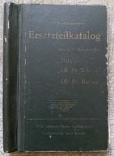 Kombinierter Ersatzteilkatalog Motorroller Pitty , SR 56 Wiesel , SR 59 Berlin