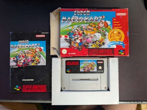 Snes super mario kart - in, ovp