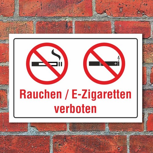Schild rauchen zigaretten - rauchen, e-zigaretten