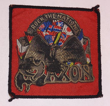 Saxon Rock Patch Aufnäher 3139 ca. 10x10 cm Original Vintage Kutte