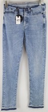 Denham Heidi Damen W25 L30 Geknöpfter Hosenschlitz Straight Fit Jeans Stretch