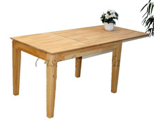 Massivholz Esstisch ausziehbar 160/220x75x90cm holz Kernbuche massiv geölt tisch