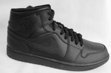 NEU Nike  Air Jordan 1 Mid Größe 50,5 Sneaker Schuhe Boots 554724-091 BLACK top