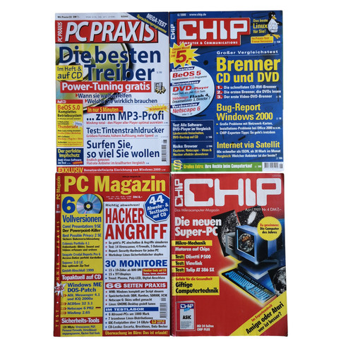 Chip pc magazin jahrgang - 4x,