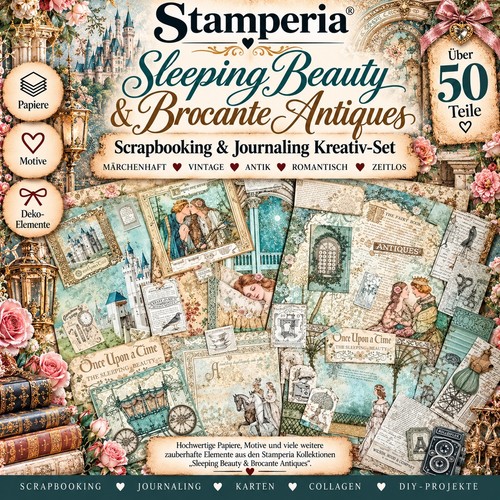 Stamperia sleeping beauty - stamperia,