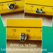 Platin Ersatz Ohrmutter