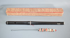 Alte Querflöte vintage gut erhalten Fach #D4