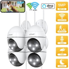 ieGeek 2K Überwachungskamera Aussen WLAN, PTZ Outdoor IP Kamera WiFi Dome Camera