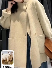 Damen Kurzmantel Beige