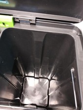 ‎SONGMICS Recycling-Mülleimer mit 2 Behältern, 2 x 30 l, Doppel-Küchenabfalleime