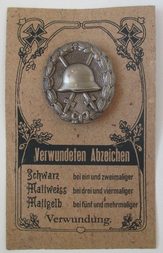 Verwundetenabzeichen silber - verwundetenabzeichen,