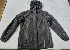 Crane Herren Kapuzenjacke Freizeitjacke Sportjacke Jogging Schwarz Gr. L