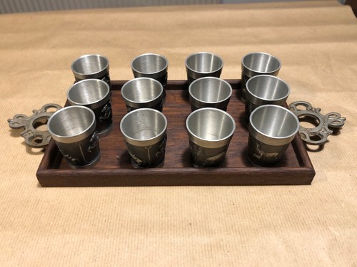 Zinnbecher schnapsgläser - 12,