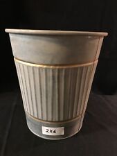 2 x Pflanzkübel Schmuckkübel Pflanzgefäß Blumentopf, Zink, d= oben 25cm, H= 29cm