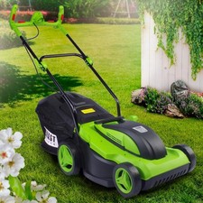 BRAST Rasenmäher Elektro Elektromäher Motor Mäher 1800 Watt 38cm Schnittbreite