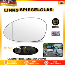 Links Fahrerseite Spiegelglas