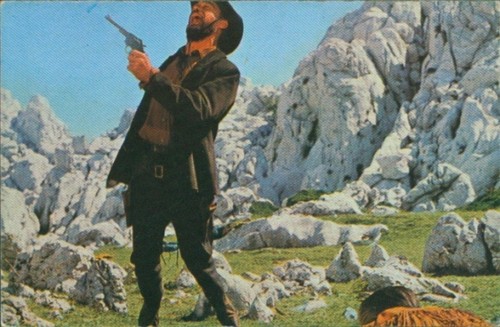 Sammelbild karl may filmszene - karl,