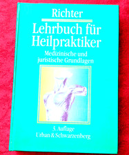 Lehrbuch für Heilpraktiker, Richter, 3. Auflage 1996, med./jurist.,akzept. Zust.