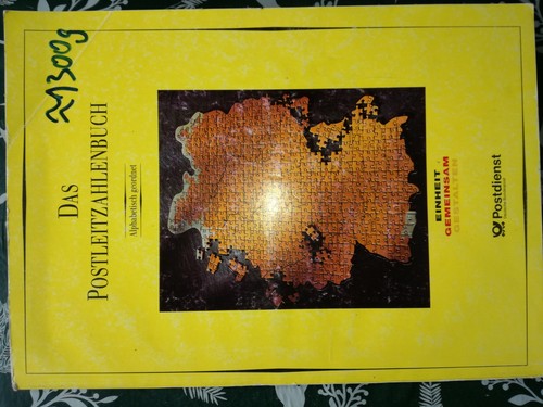 Das postleitzahlenbuch 1993 - postleitzahlenbuch,