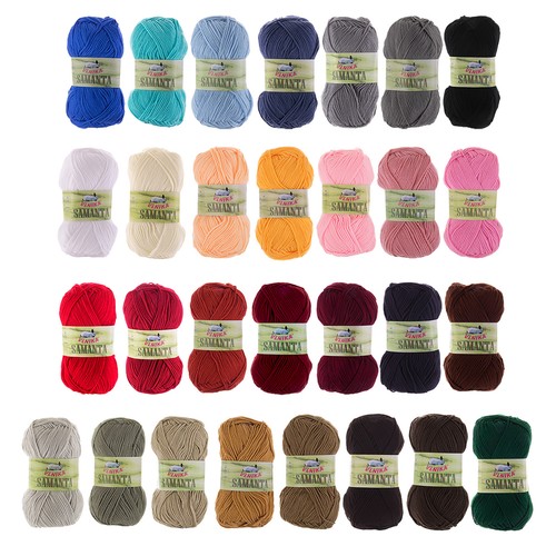 50g strickgarn samanta uni - 50g,