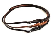 Leder Halsring Halsriemen "Round" für Pferde verstellbar