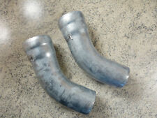 2 Stück Aco GM-X Bogen DN70 45° verzinkt Entwässerung Öltank Ölleitung Stahlrohr