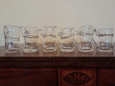 6 mundgeblasene Glasbecher von