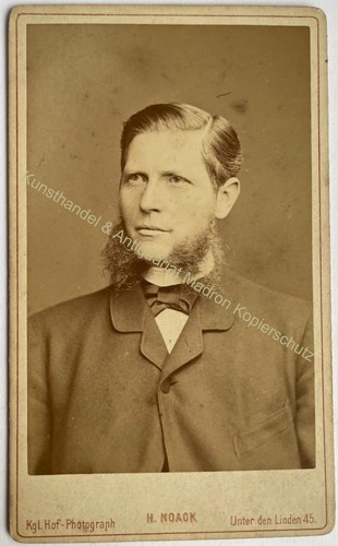 Orig cdv foto fotografie - foto, mann