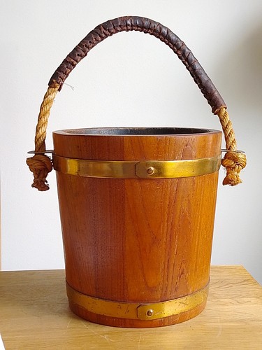 Antike messinggebundene teak - antike,