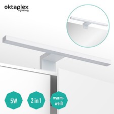 B-Ware Spiegelleuchte LED Bad 230V Weiß Badlampe Schminklicht Leuchte Warmweiß