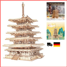 Holzbausatz Pagode 5 Stocke 3D