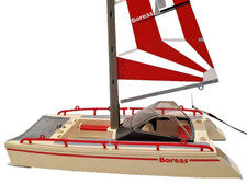 Playmobil Katamaran Modell 5130 vom Jahr 2011 mit Schönheitsfehler