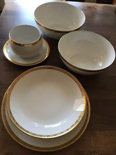 Scherzer Bavaria Relief Goldrand 12 Personen Geschirr