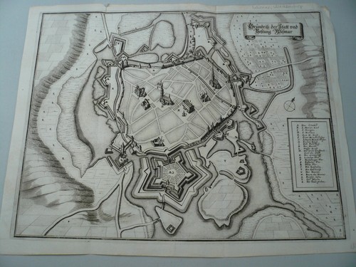Wismar grundriß merian anno - grundriß,,