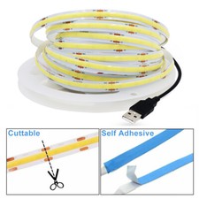 USB TV Hintergrundbeleuchtung Selbstklebend Lichtband‌ Streifen Unterbauleuchte