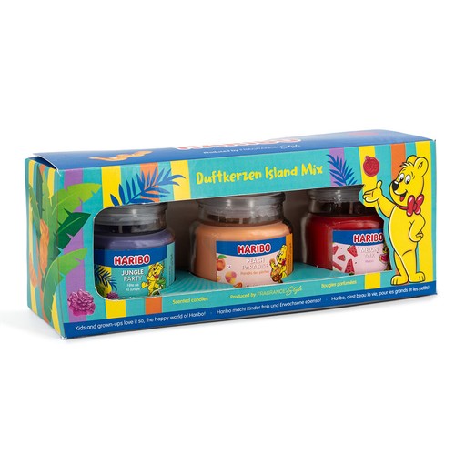 3er set island jungle - set,