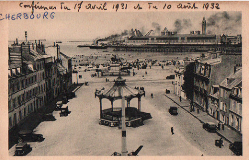 Cherbourg panorama place - panorama,