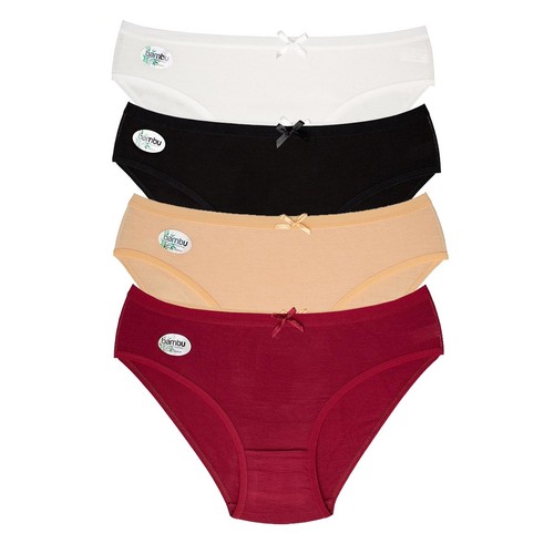 4er pack damen slips - damen, –