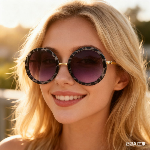 Retro runde brille damen - retro,