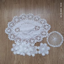 gehäkelte Spitzendeckchen Untersetzter Handarbeit Deko Spitze