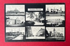 Bergbau AK DUISBURG Hamborn Marxloh 1915 Bahnhof, Kokerei, Kaiserstrasse( 137421