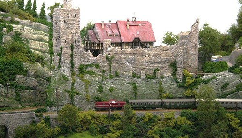 Modellbahnanlage burg - modellbahnanlage,