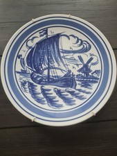 Wandteller - Segelschiff auf hoher See - 27cm Seltmann Weiden Bavaria