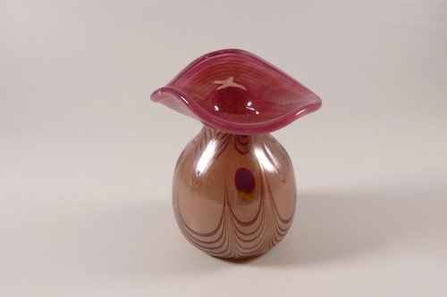Eisch glas vase frauenau - glas,