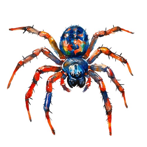 Sticker spinne - 2x,