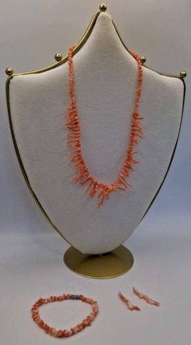 Engelshautkorallen schmuck set - schmuck,