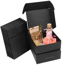 Schwarze Karton Geschenkbox