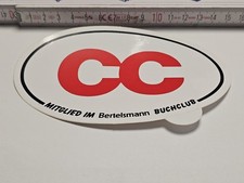 CC Bertelsmann Buchclub   - Aufkleber / Sticker Werbung 